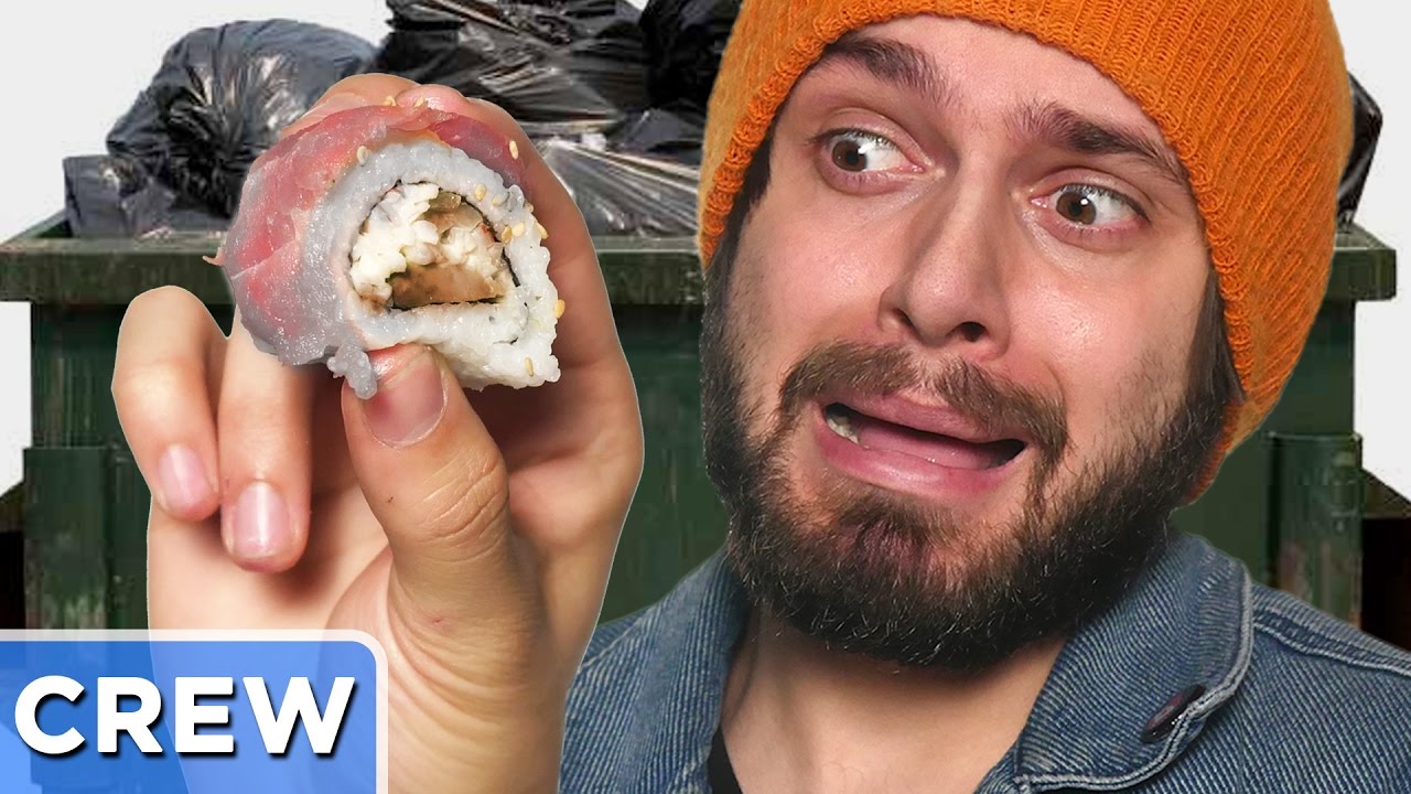 dumpster diving in america Eating Dumpster Sushi