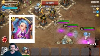 new hero war rose game play absolutely nuts must watch castle clash