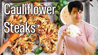 Roasted Cauliflower Steaks Recipe by The Big Man's World 3,878 views 7 months ago 4 minutes, 54 seconds