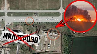 Последствия атаки на Аэродром «Миллерово»: Минус два Су-30 топливное хранилище и личный состав.