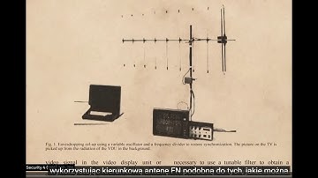 Projekt Wim van Eck przechwytywanie ekranu komputera.