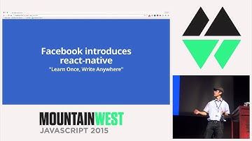 MountainWest JavaScript 2015 - The Death of "Write ONce, Run Everywhere" by Steve Lacy