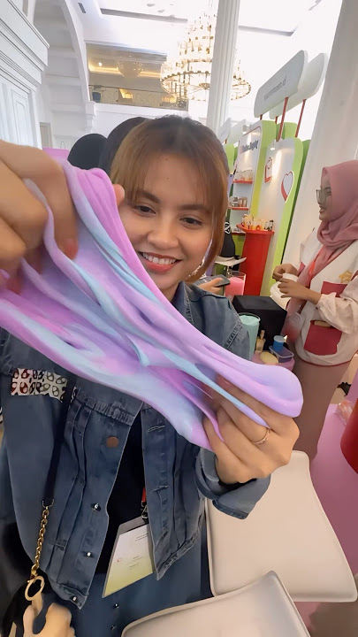 Nyobain Main Slime di Acara Youtube Shopping! #shorts
