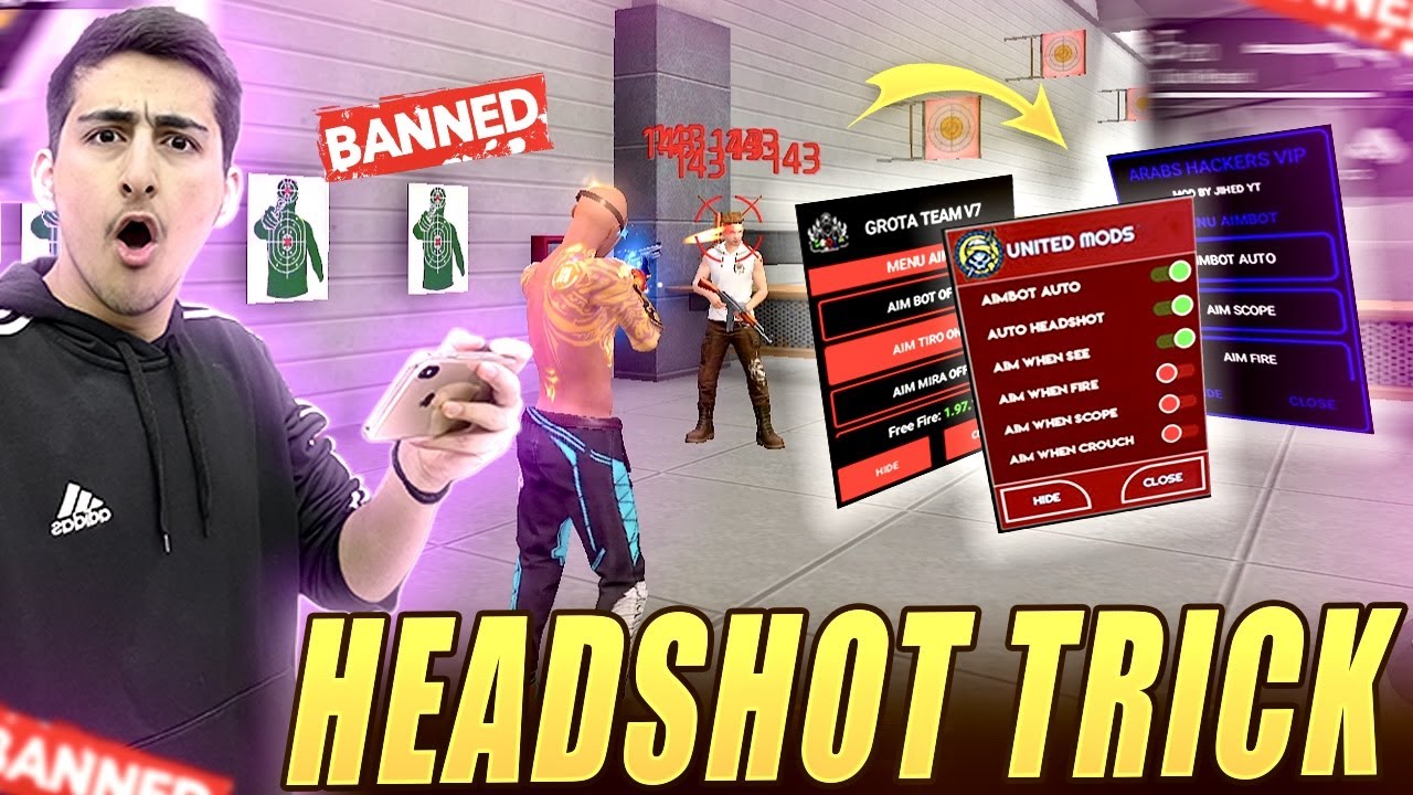 99% Headshot Rate Trick😱😍Only Red Number Hack - Garena Free Fire 