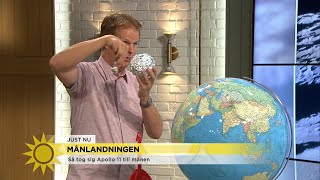 Forskaren: Så här gick månlandningen till - Nyhetsmorgon (TV4)