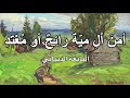 أمن ال مية رائح أو مغتد - النابغة الذبياني