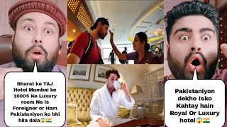 Foreigner Shocking Reaction On 1000$ Taj Mehal Palace | The Best Luxury Hotel In Mumbai India