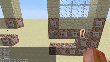 4 3x3 doors using commandblocks