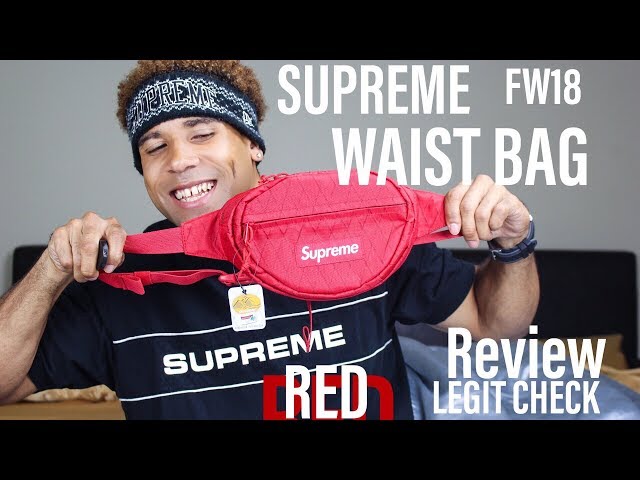 SUPREME FW18 WEEK 1 WAIST BAG RED *LEGIT CHECK/ REVIEW* BY JEREMY