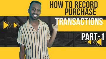 #10 Peachtree purchase related transactions in Amharic simple steps