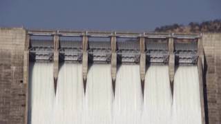 Pine Flat Dam Releasing Water June 2017
