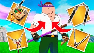 Использую ТОЛЬКО ОРУЖИЕ ЧЕРЕПАШЕК НИНДЗЯ ! Fortnite челлендж