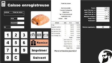 Créer une caisse enregistreuse avec Excel (tutoriel complet)