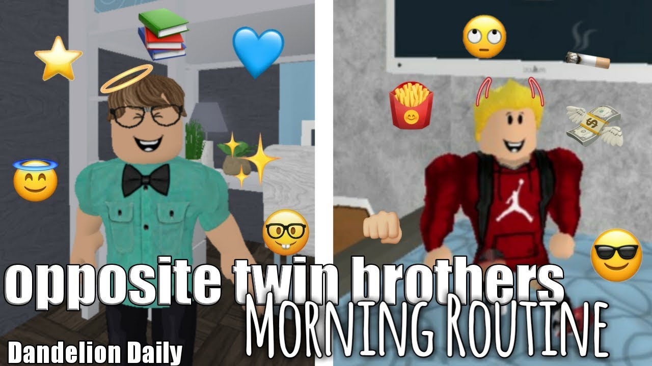 Opposite Twin Brothers Morning Routine Roblox Bloxburg Youtube - opposite twins after school routine roblox bloxburg