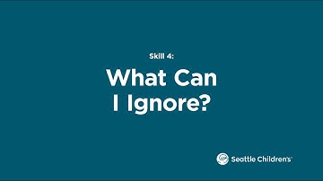 Behavior Basics Skill 4: Planned Ignoring