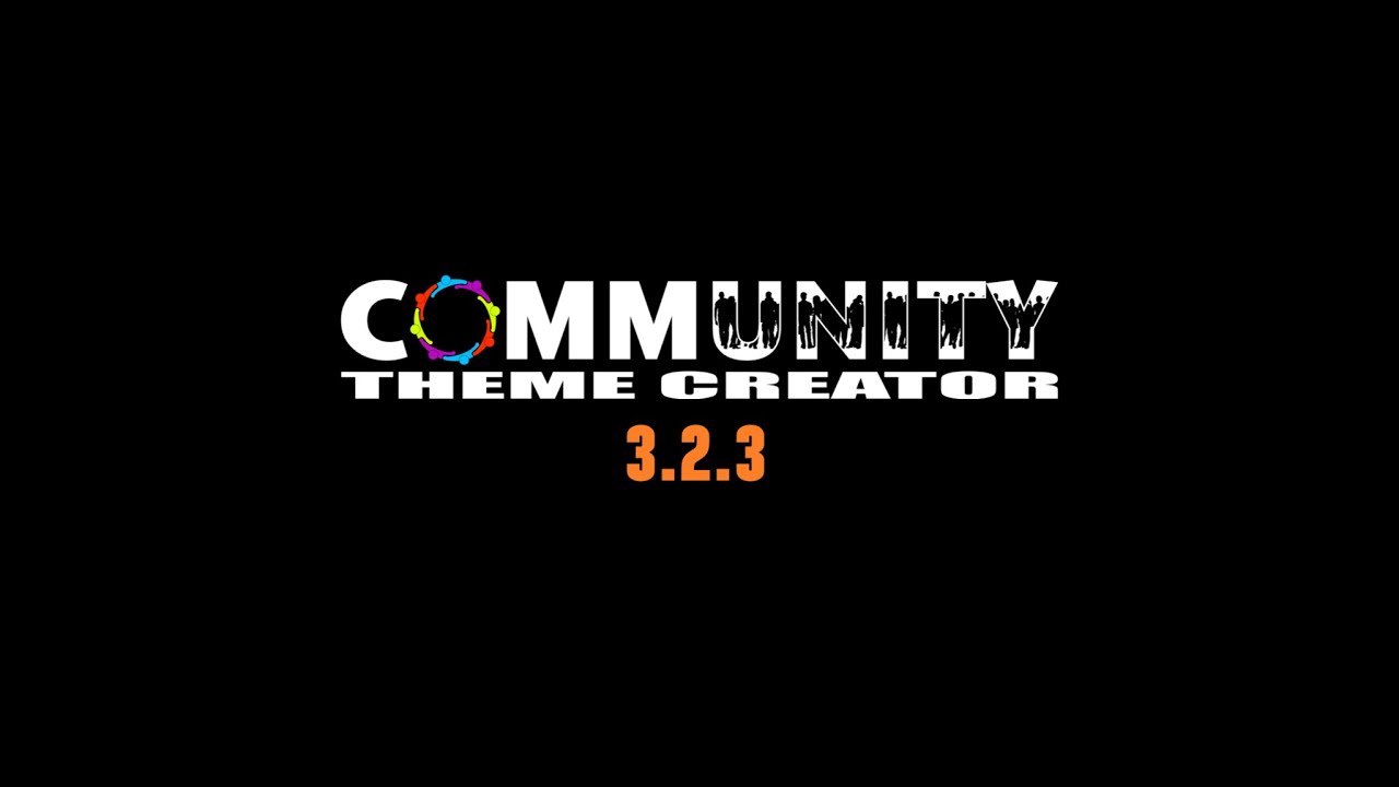 COMMUNITY Theme Creator 3.2.3 - YouTube