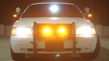 Emergency Vehicle Surface Mount TIR 3W LED Strobe Warning Light Head - LAMPHUS® SolarBlast™ SBLH03