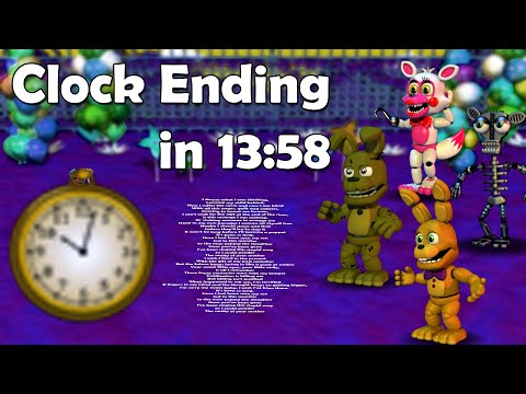 FNaF World - 100% Full Playthrough (Hard, All Clocks, All Endings, &  Characters) (No Commentary) 