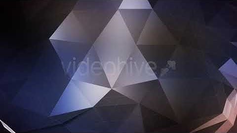 Polygonal Triangles Background - motion graphics video