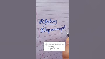 Beautiful name in cursive writing||#shortsvideo #nameart #viral #shorts #cursive #calligraphy