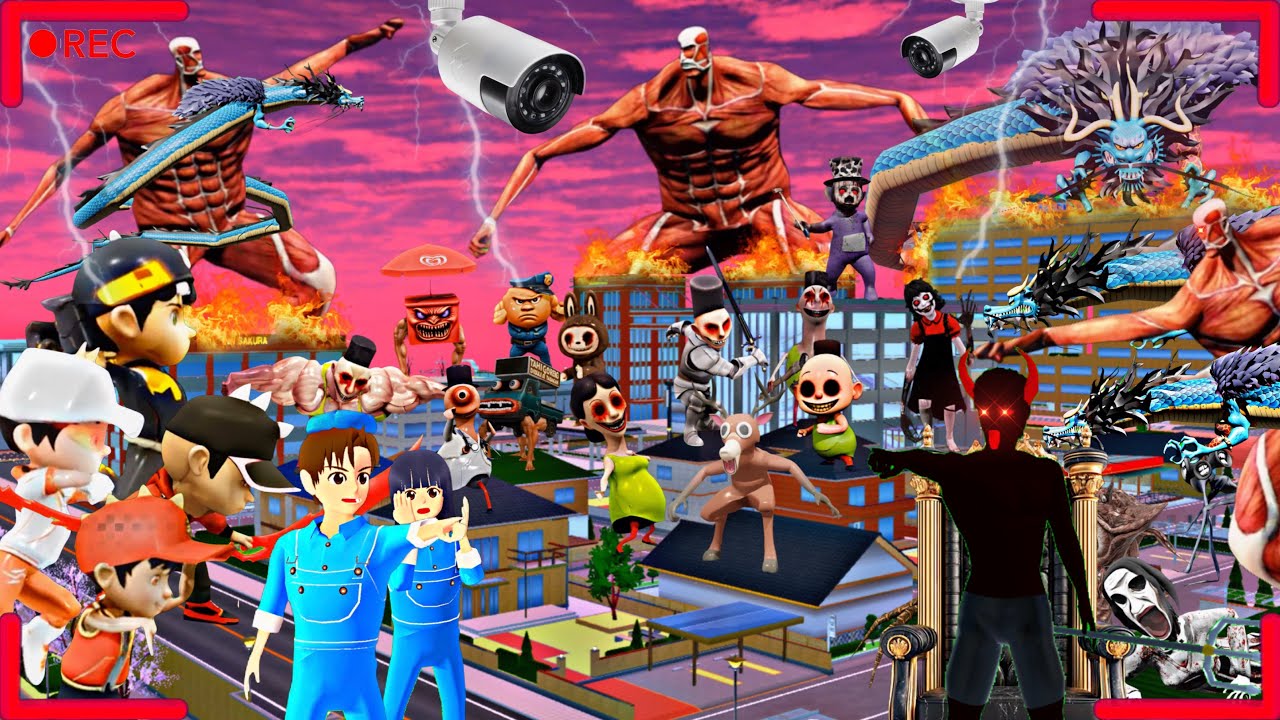 Юта Мио и Бобобой сражаются с Королем демонов ХАМУДОМ ХАБИБИ и Аномальным монстром 😱| Симулятор ш...