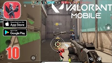 VALORANT Mobile Gameplay (Android, ios) (Hyper Front Gameplay) BEST Multiplayer Game - part 10
