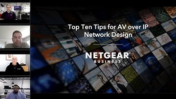 Top Tips for AV over IP Network Design | NETGEAR Business