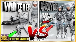 GTA 5 *NEW* ALL WHITE VS ALL GREY MODDED OUTFIT GLITCH Using EASY Clothing Glitches 1.46