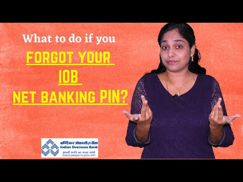 What To Do If You Forgot Indian Overseas Bank Netbanking PIN? How To Retrieve IOB PIN? in Tamil