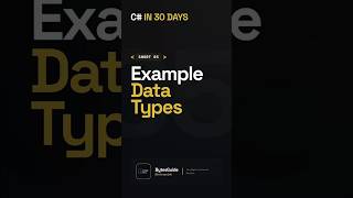 Data types in c#