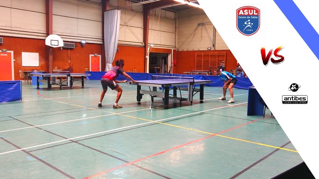 Saint Jeannais Lyon 8 Ent 1 Vs Antibes Ojlp 1 Nationale 1 Tennis De Table Highlights Youtube