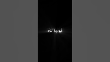 من سورة النبأ (إِنَّ يَوۡمَ ٱلۡفَصۡلِ كَانَ مِيقَٰتٗا) بصوت الشيخ ياسر الدوسري