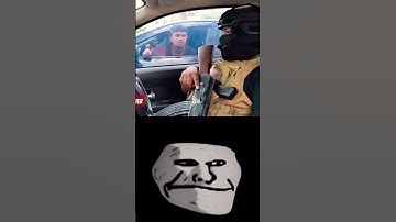 Thumbnail of blud trying fight a soldier 💀 | troll face meme (credit: to banggaluh, BangTampue #song #music