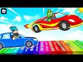روبلوكس سباق طيران السيارات ختمنا الماب بسرعة 99999 مع OtakuG 
