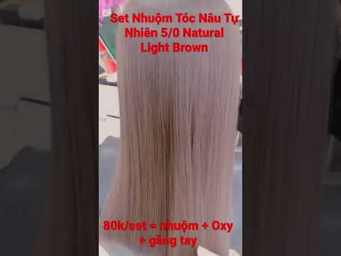Kem Nhuộm Tóc Màu Nâu Tự Nhuộm Tại Nhà Dễ Dàng