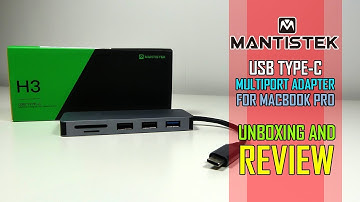 The Best USB Type-C And 7-and-1 Card reader For Macbook Pro By Mantistek