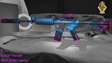 M4A1-S | Decimator - Wear and Float