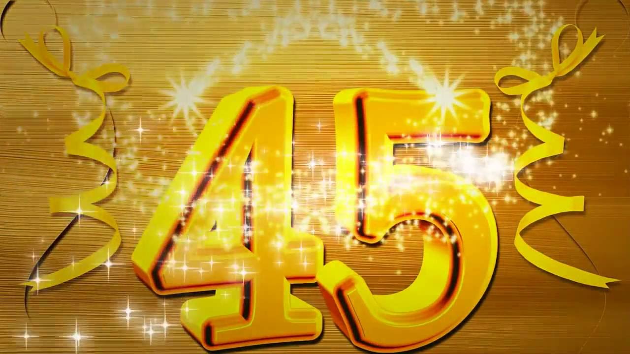 Красивое Видео Поздравление С 45 Летием