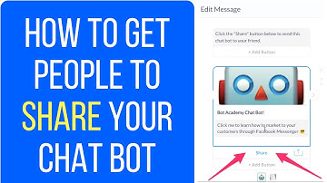 How To Get People To Share Your Chat Bot on Facebook Messenger