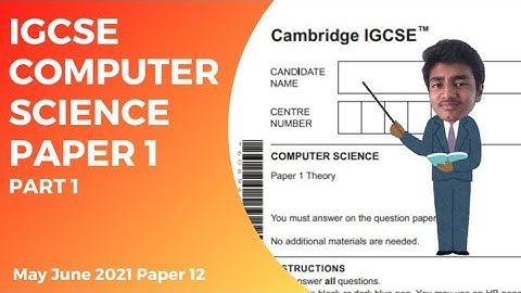 How to solve IGCSE Computer Science Paper1 - 0478/12/M/J/2021/ Part-1/0478/ past paper/IGCSE latest