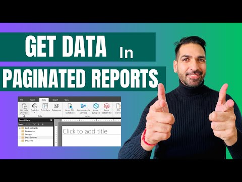 Get Data in Paginated Reports - Combine data from Multiple Sources #paginatedreports #powerbi #bcp