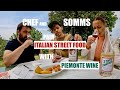 Italian Somms and Chef pair street food with Piemonte wine: a trip to the farmers' market