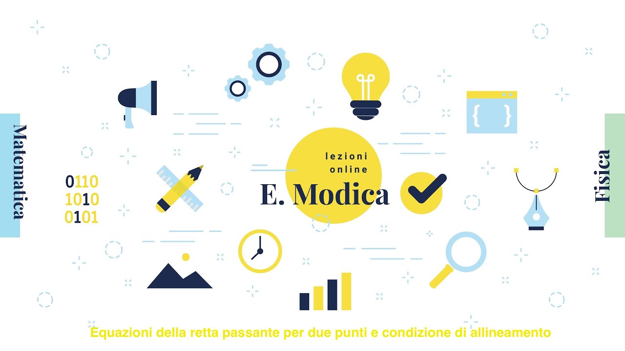 Retta passante per due punti e condizione di allineamento