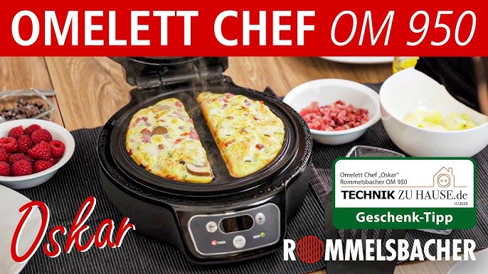 Omelett Maker Oskar von Rommelsbacher - YouTube | Elektrische Pfannen