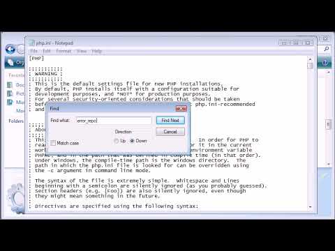 Beginner PHP Tutorial 14 Error Reporting