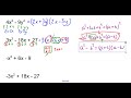 Matematik 3b   Lektion 4   Faktorisering och ekvationer