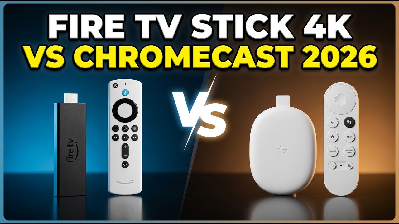Fire TV Stick 4K vs Chromecast With Google TV 2026 — Which Wins