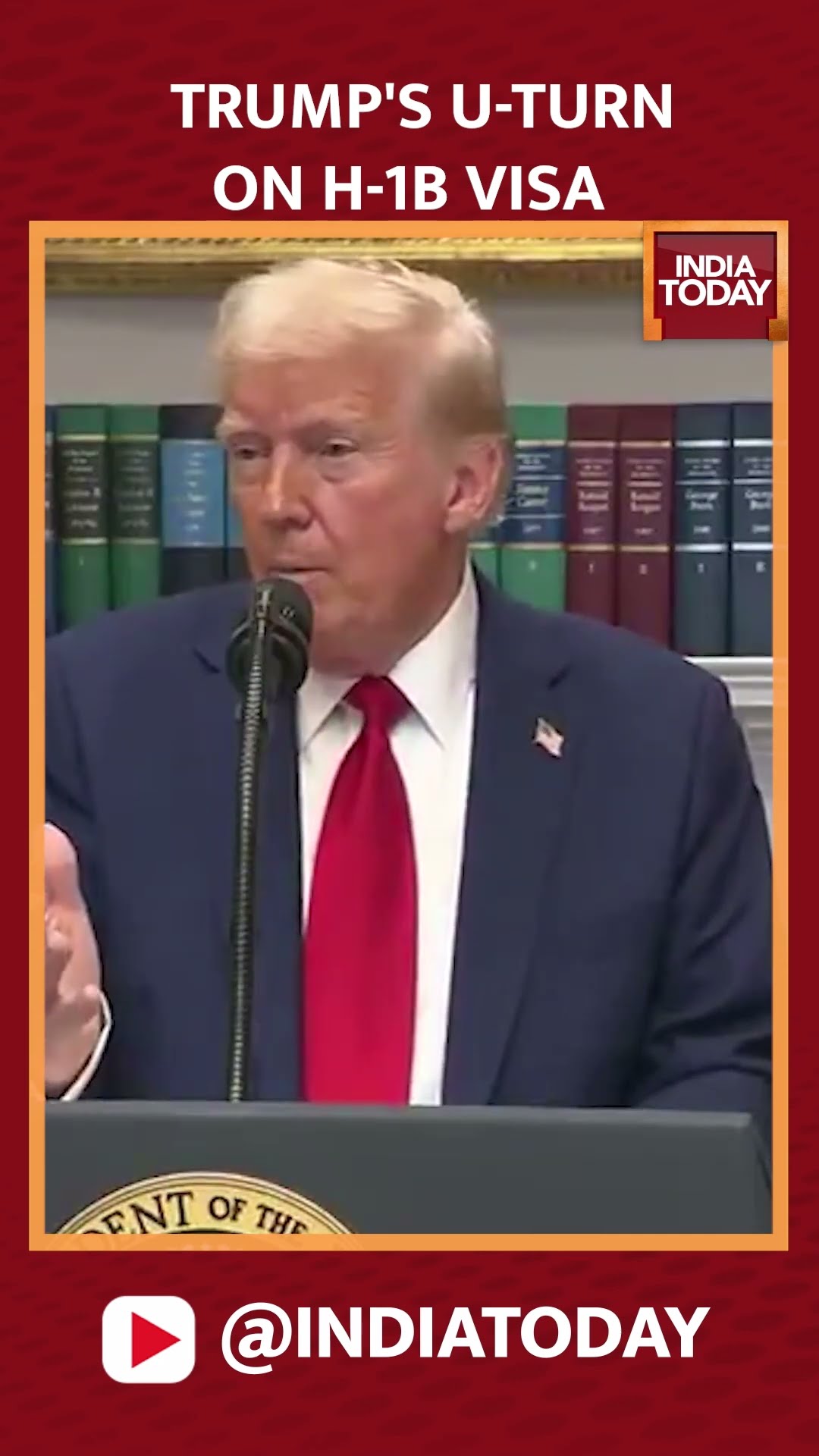 Donald Trump's Big Statement On H-1B Visas | Trump Takes U-Turn From H-1B Visa Debate | #shorts