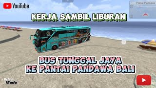Bus po haryanto anter rombongan kampus ke bali #game #bussimulatorindonesia #bussid screenshot 5