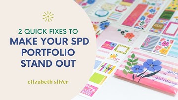 Make Your Surface Pattern Design Portfolio Stand Out: 2 Quick Fixes | Elizabeth Silver